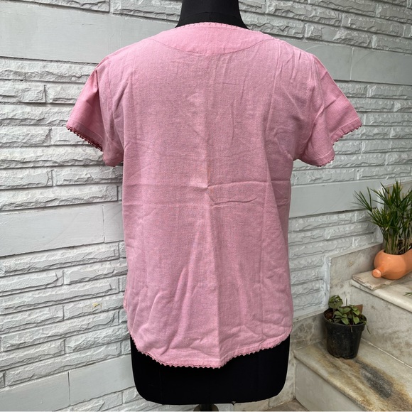 Pink Embroidered Top - Picture 3 of 8